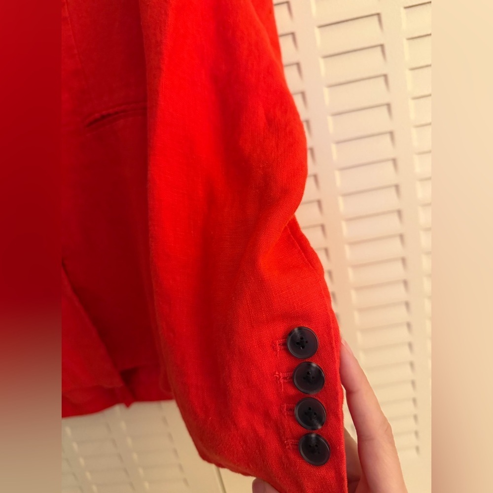 Saks Fifth Avenue Red Jacket Brand NWOT - Picture 14 of 14